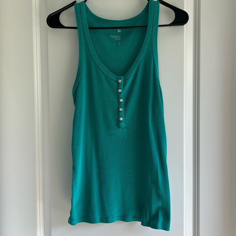 Teal tank size medium